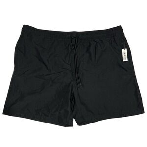 Amazon Essentials Men's Black Swim Trunks